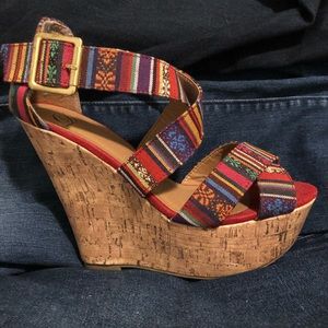 Delicious Platform Sandals-Size 8.5